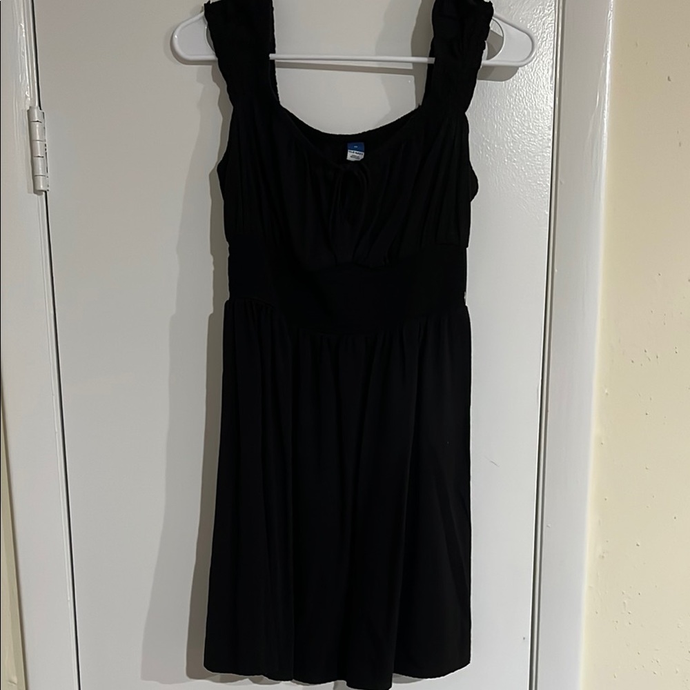 Old Navy Black Gathered Top